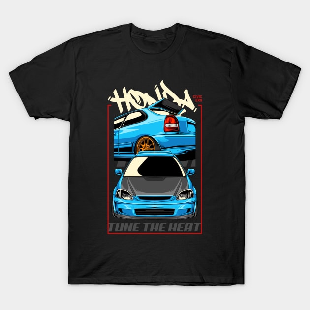 Civic EK9 Fanatic T-Shirt by Harrisaputra